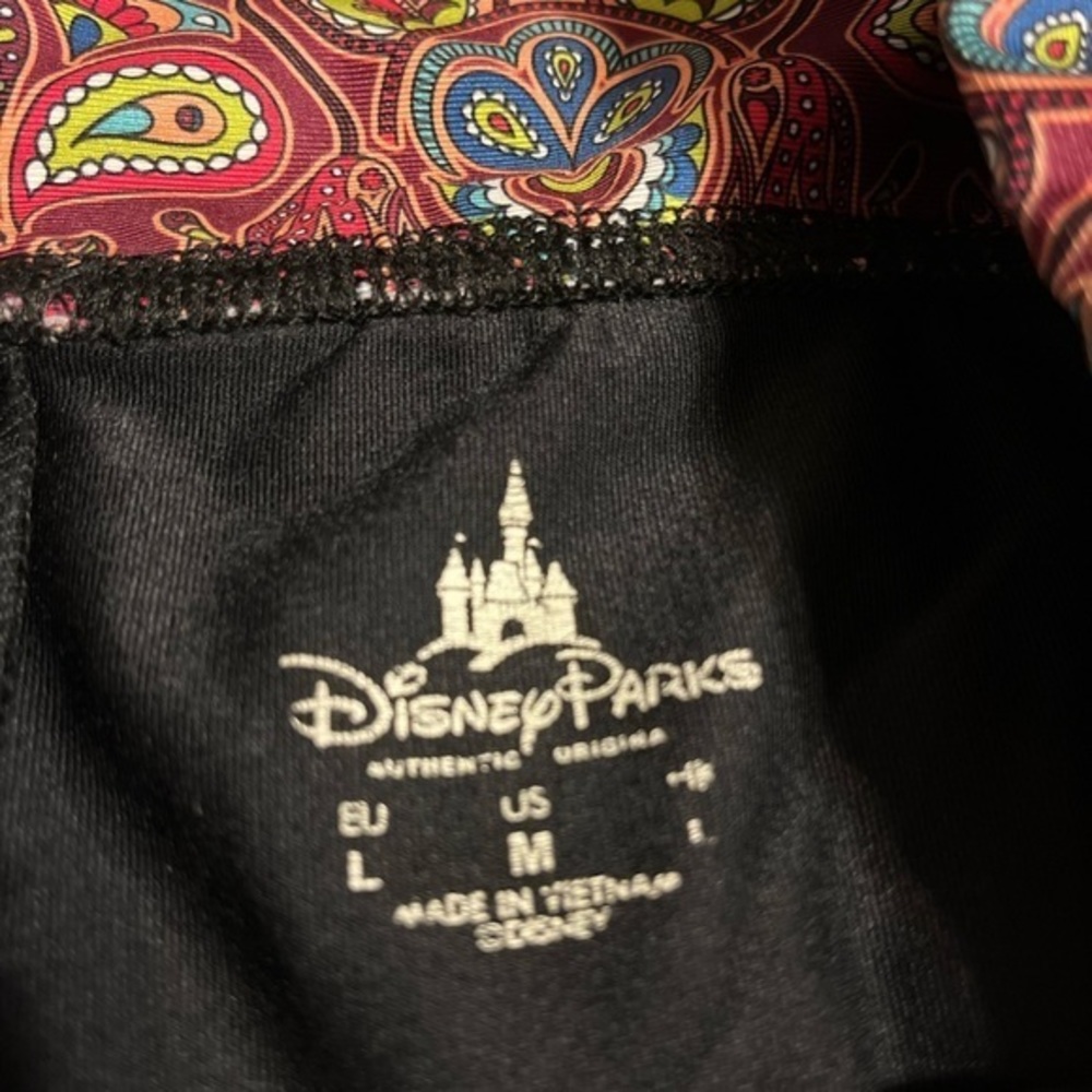 Disney Parks Leggings Women's Medium Mickey Mouse Activewear Cropped Yoga  Black - Picture 3 of 6